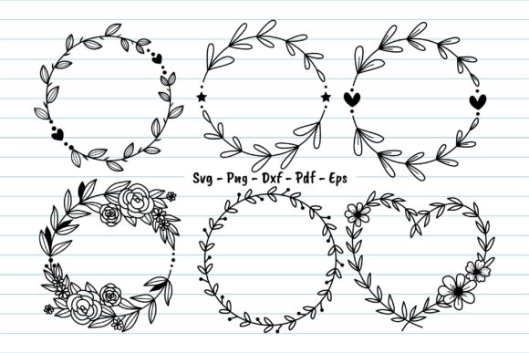 Download Floral Round Fram Svg, Floral Wreath Svg - Floral Collection