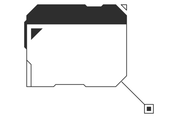 Download Tech Title Box. Black Line Text Frame - Line Collection