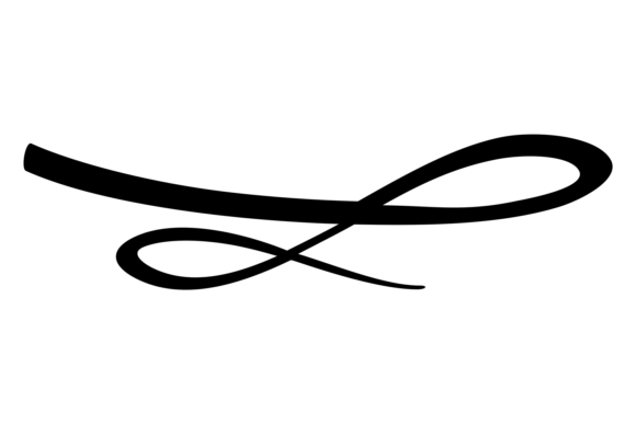 Download Calligraphic Underline Tail. Decorative - Line Collection