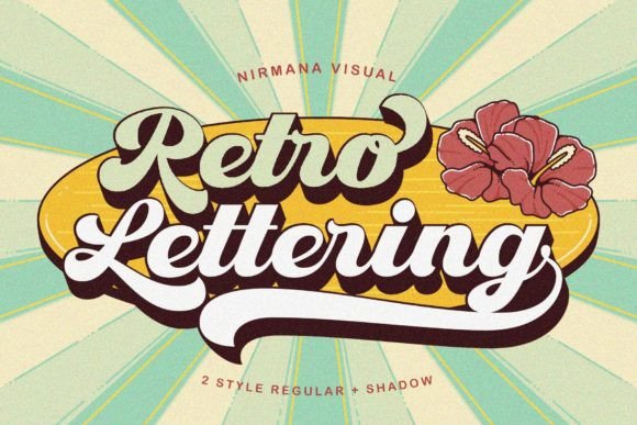 Download Retro Lettering - Letter Collection